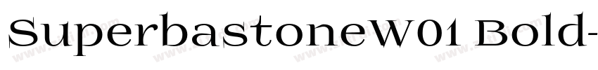 SuperbastoneW01 Bold字体转换